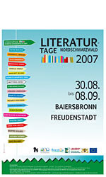Literaturtage 2007: Plakat