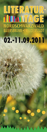 Cover des Flyers f�r die Literaturtage 2011