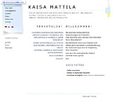 Screenshot: kaisamattila.com