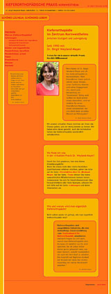 Screenshot: www.kieferorthopaedie-kornwestheim.de/